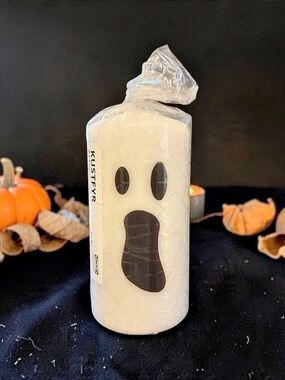 IKEA KUSTFYR Ghost Candle White NWT
